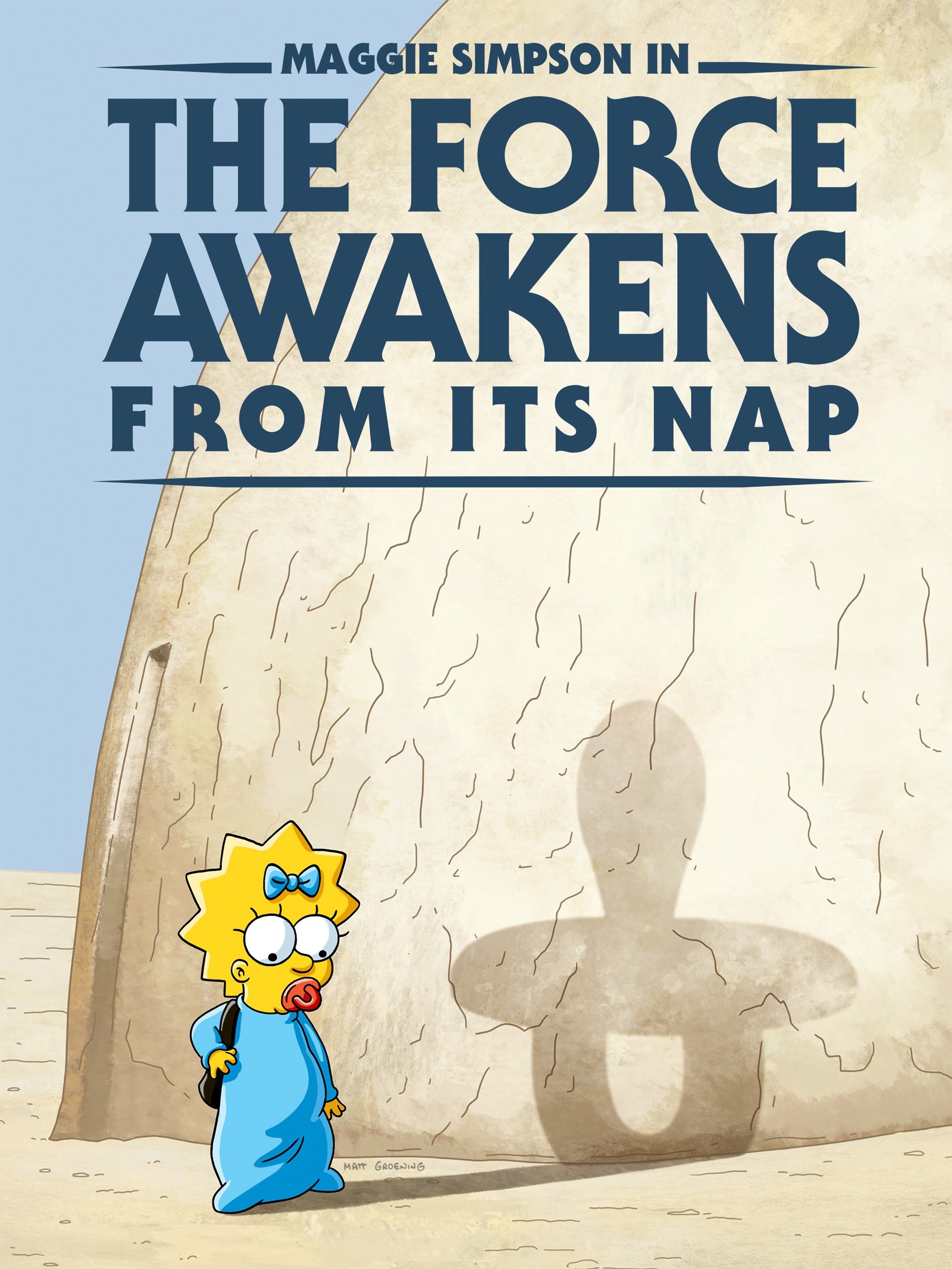 Maggie Simpson in The Force Awakens 